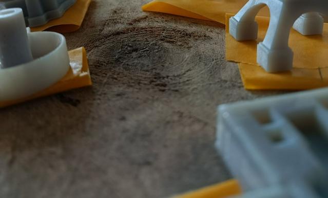 aérographie sur maquettes